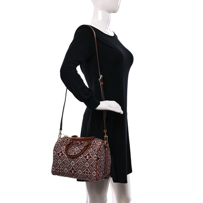 Louis Vuitton Jacquard Since 1854 Speedy Bandouliere 25 Bordeaux 2 of 8