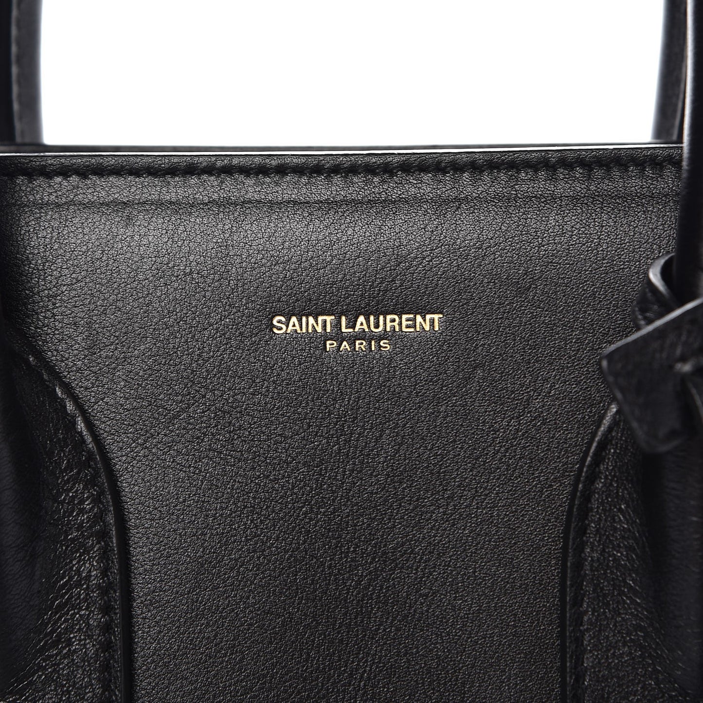 Calfskin Small Sac De Jour Black