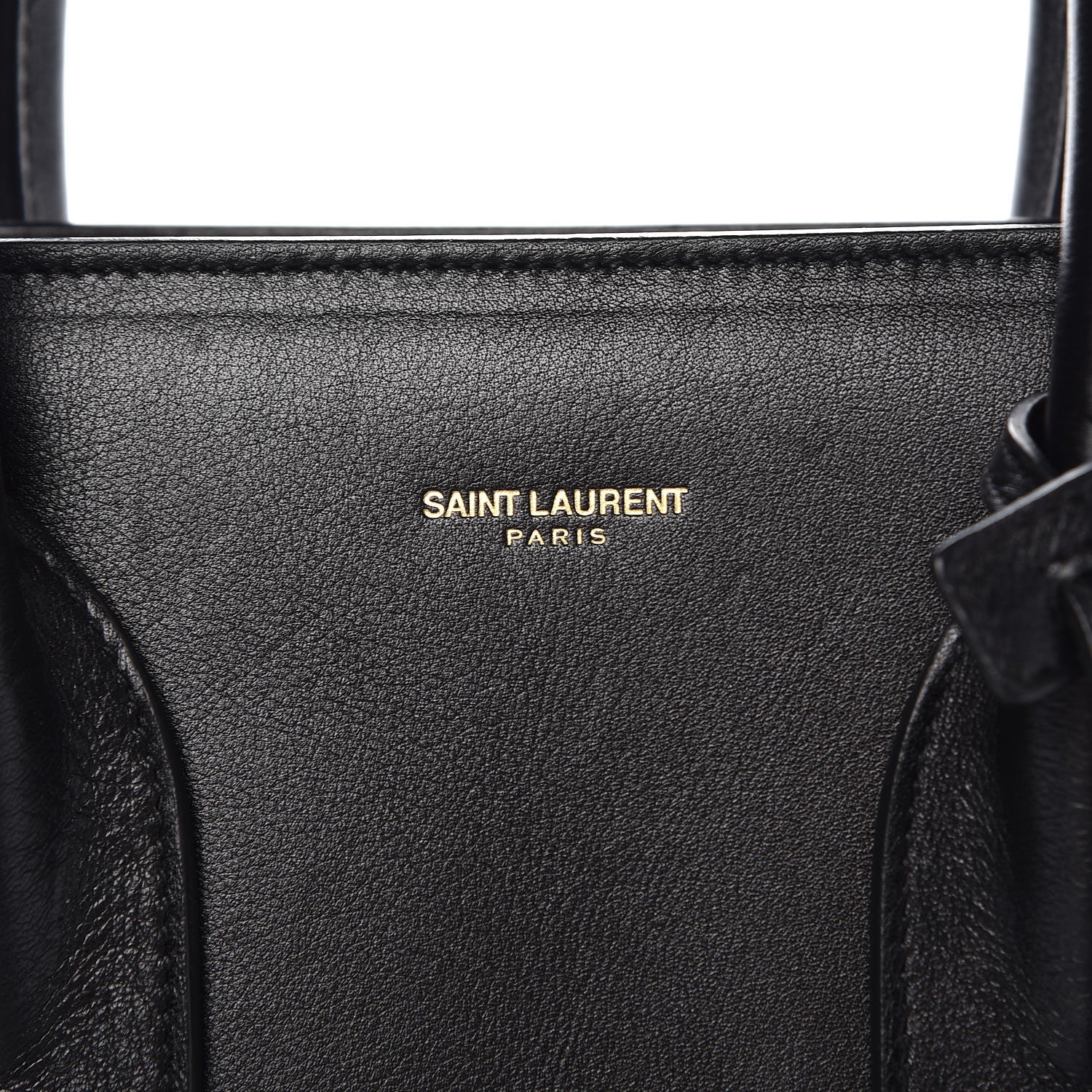 Saint Laurent Calfskin Small Sac De Jour Black 6 of 9