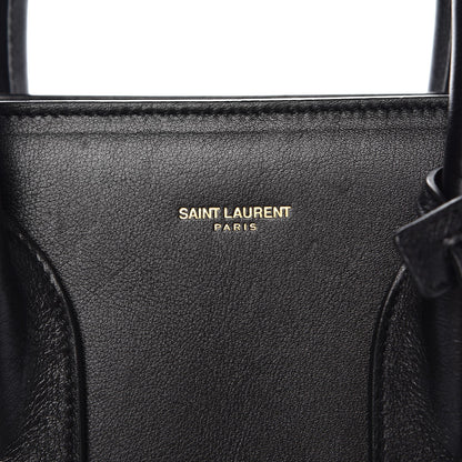 Saint Laurent Calfskin Small Sac De Jour Black 6 of 9