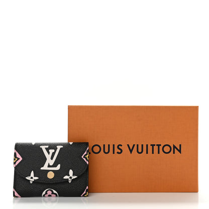 Louis Vuitton Monogram Giant Wild At Heart Rosalie Coin Purse Black 7 of 7