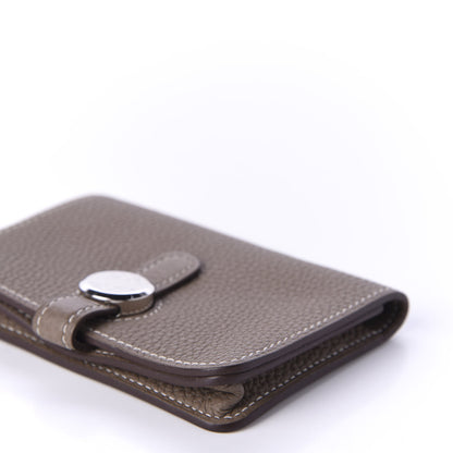 Hermes Togo Dogon Card Case Etoupe 7 of 9