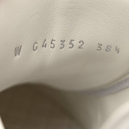 Chanel Cotton Sneakers 38.5 Pink White 8 of 9