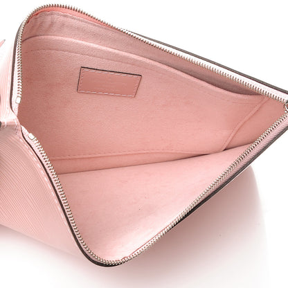 Louis Vuitton Epi Neverfull Pochette MM GM Rose Ballerine 5 of 7