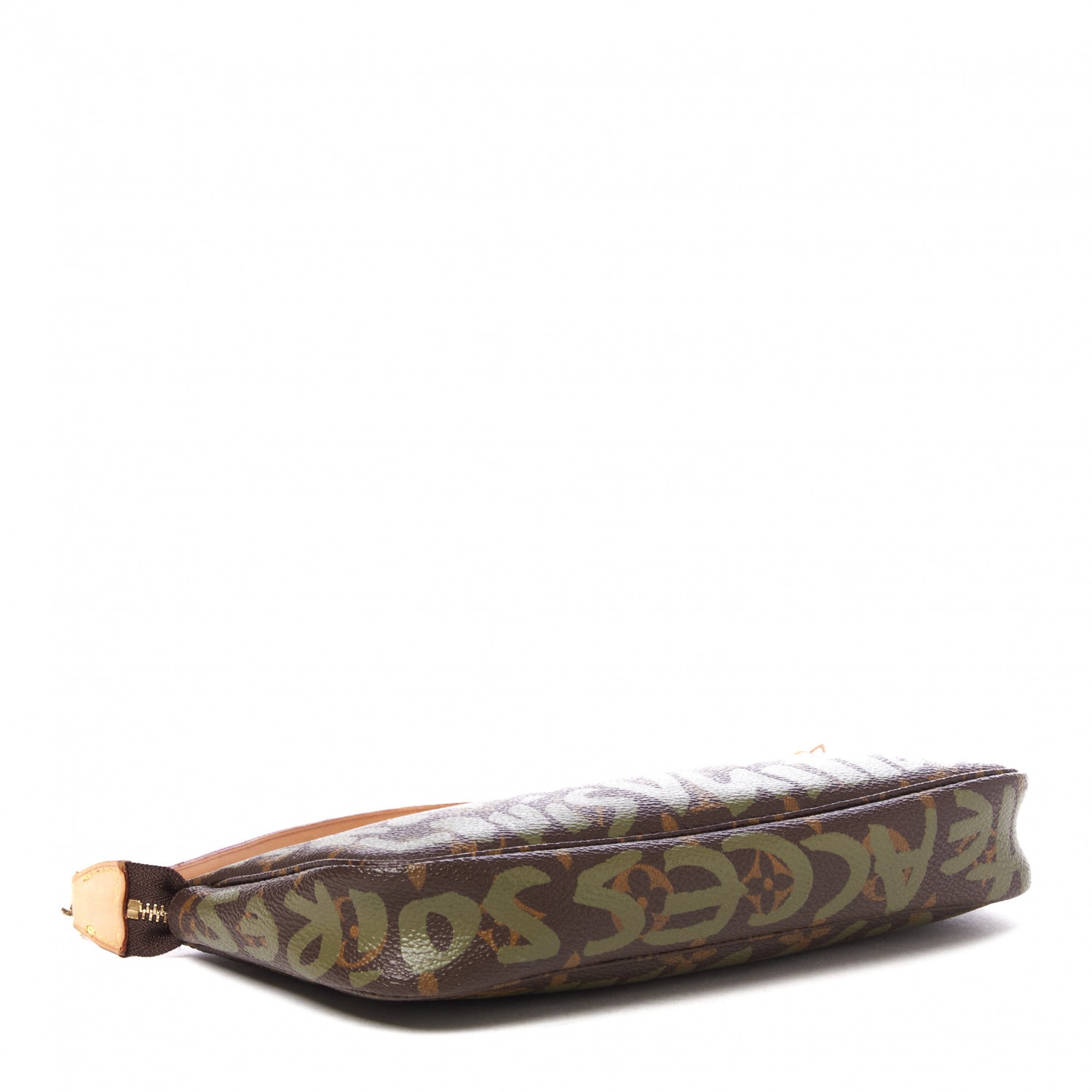 Louis Vuitton Monogram Graffiti Pochette Accessories Kaki 4 of 17