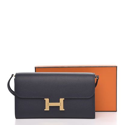 Hermes Evercolor Constance Wallet To Go Bleu Nuit 9 of 9