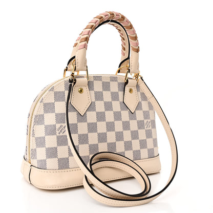 Louis Vuitton Damier Azur Braided Alma BB 3 of 9
