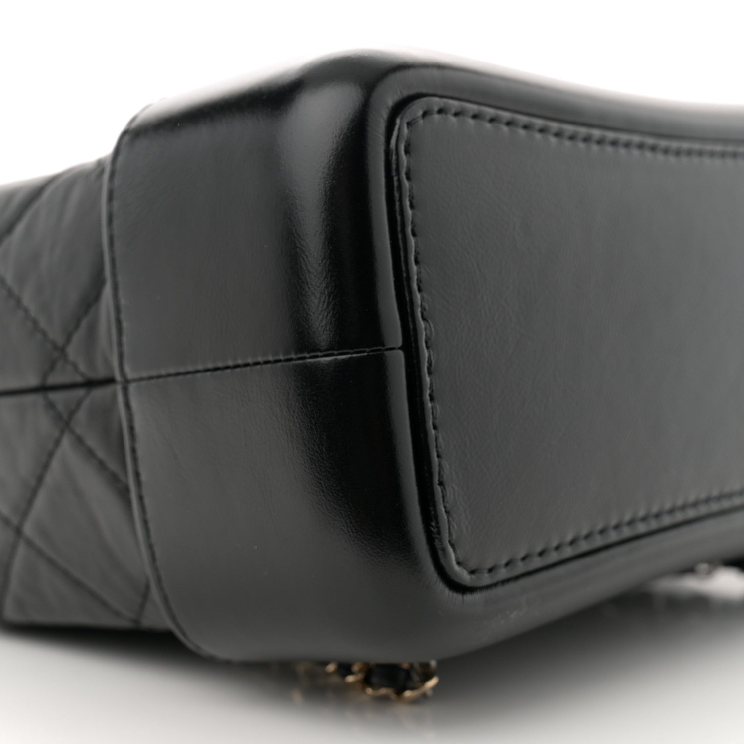 Chanel Aged Calfskin Quilted Small Gabrielle Backpack Black 9 of 10