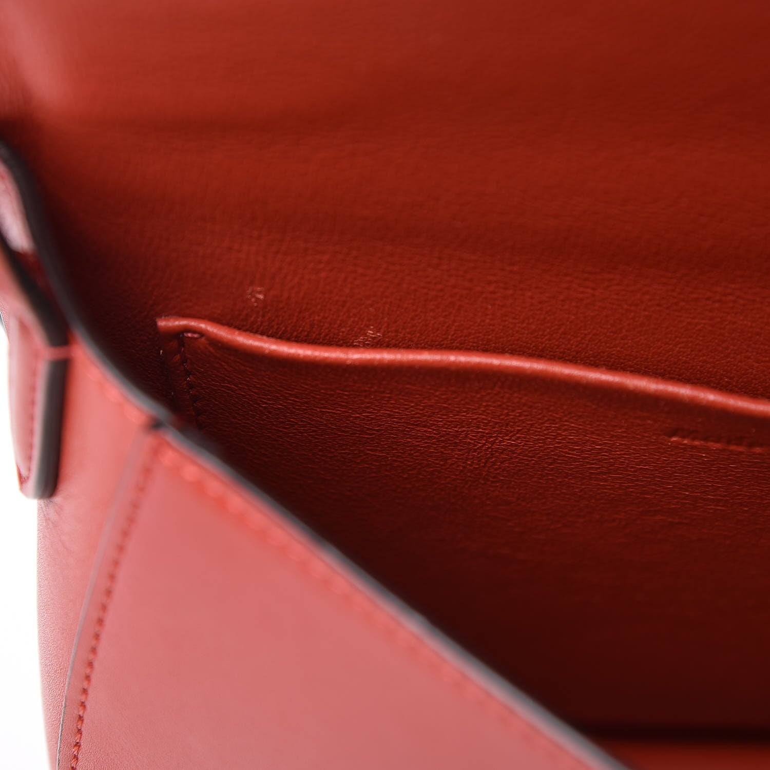 Celine Supersoft Calfskin Small Trotteur Ruby 9 of 13