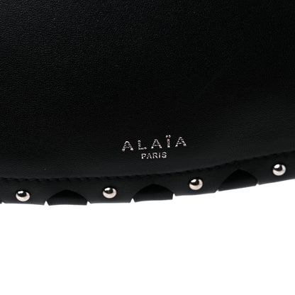 Alaia Lambskin Studded Large Demi Lune Bag Black 9 of 11