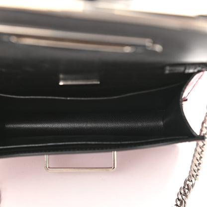 Prada Metallic Vitello Saffiano Cahier Bag Ferro Black 5 of 10