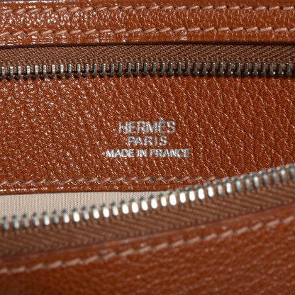Hermes Chevre Mysore Zip Zap Long Noisette 5 of 7