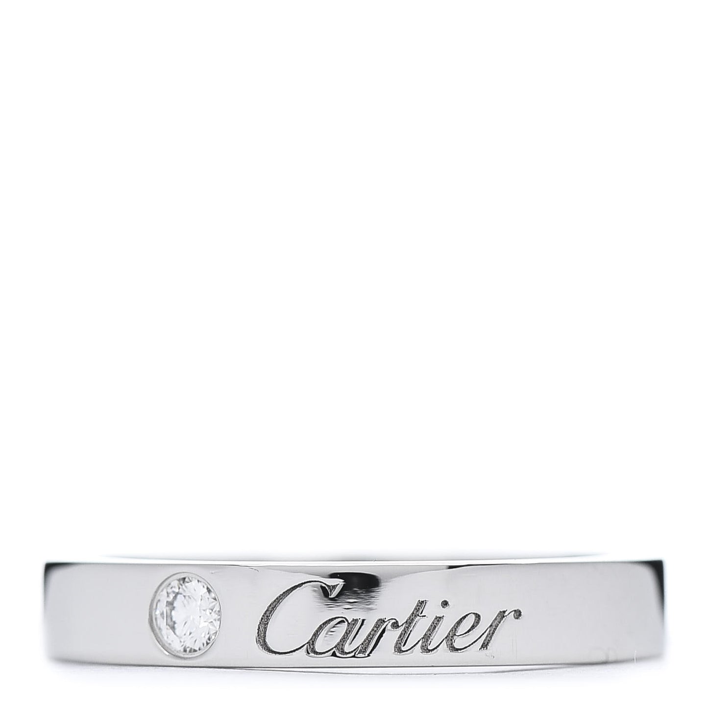 Platinum Diamond 3mm C De Wedding Band Ring 48 4.5