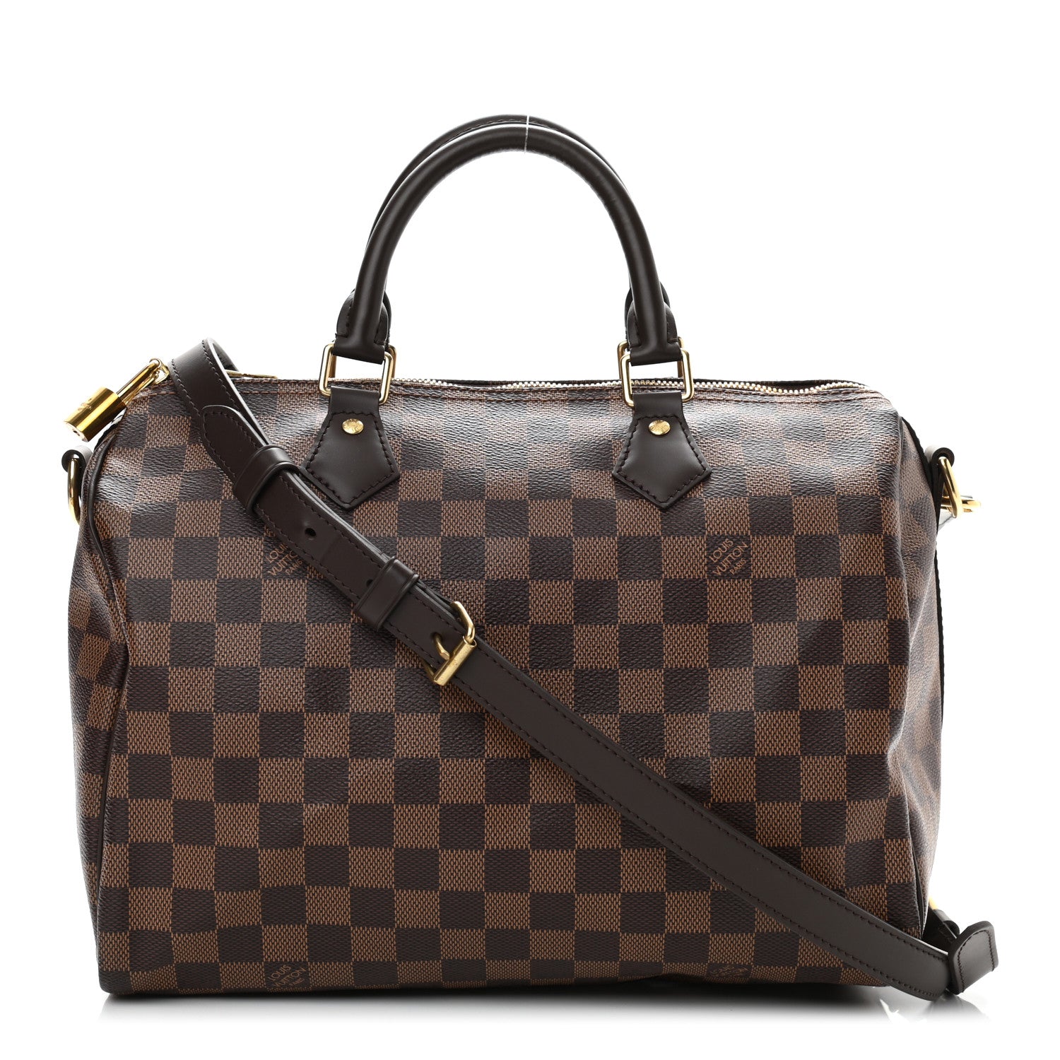Louis Vuitton Damier Ebene Speedy Bandouliere 30 1 of 12