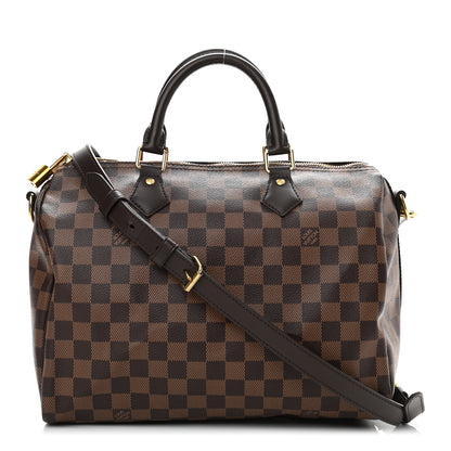 Louis Vuitton Damier Ebene Speedy Bandouliere 30 1 of 12