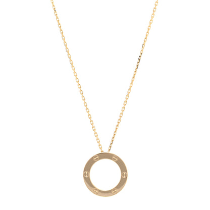 Cartier 18K Yellow Gold LOVE Pendant Necklace 1 of 6