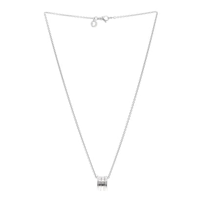 Bulgari 18K White Gold B.Zero1 Pendant Necklace 3 of 4