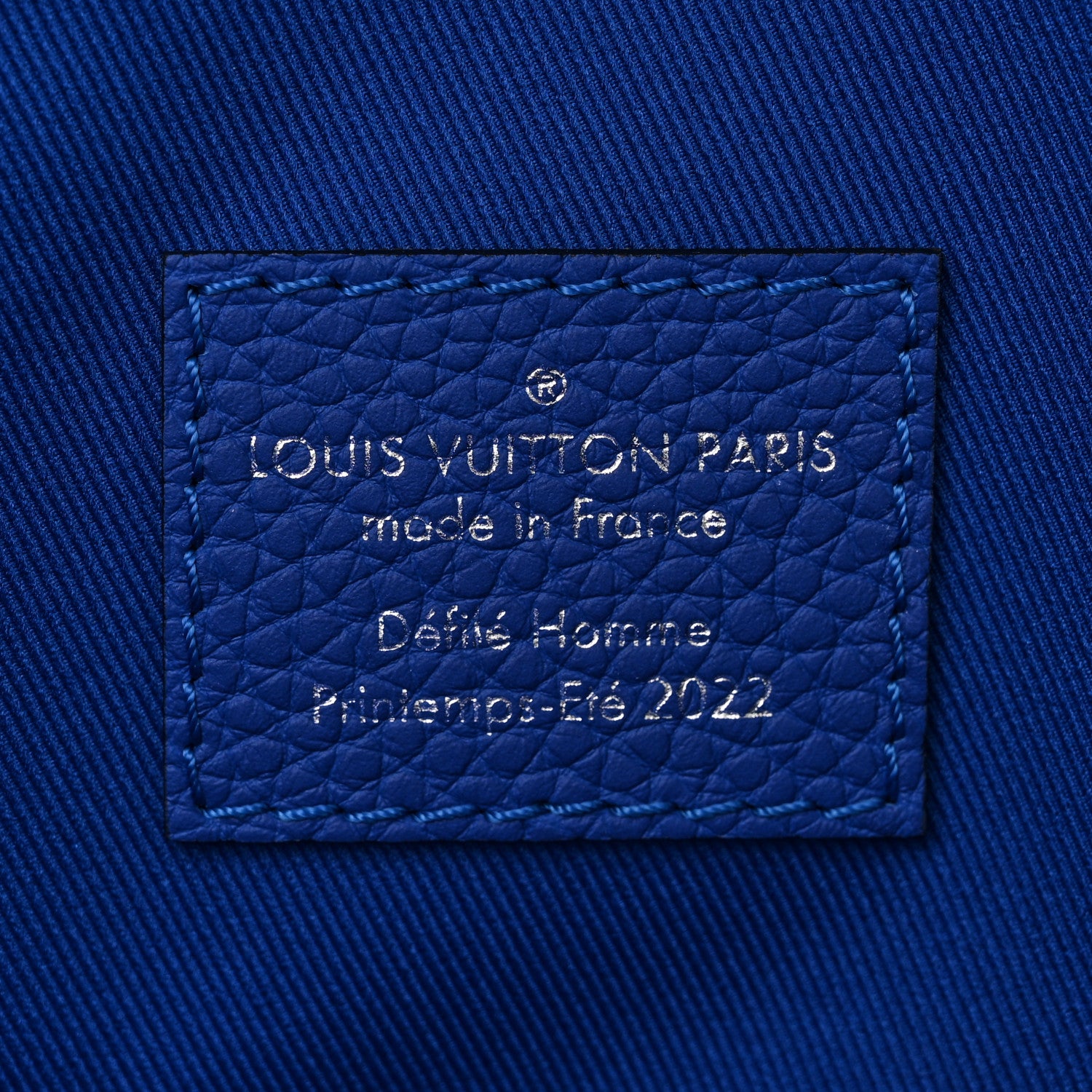 Louis Vuitton Taurillon Illusion Keepall Bandouliere 50 Bleu Vert 5 of 10