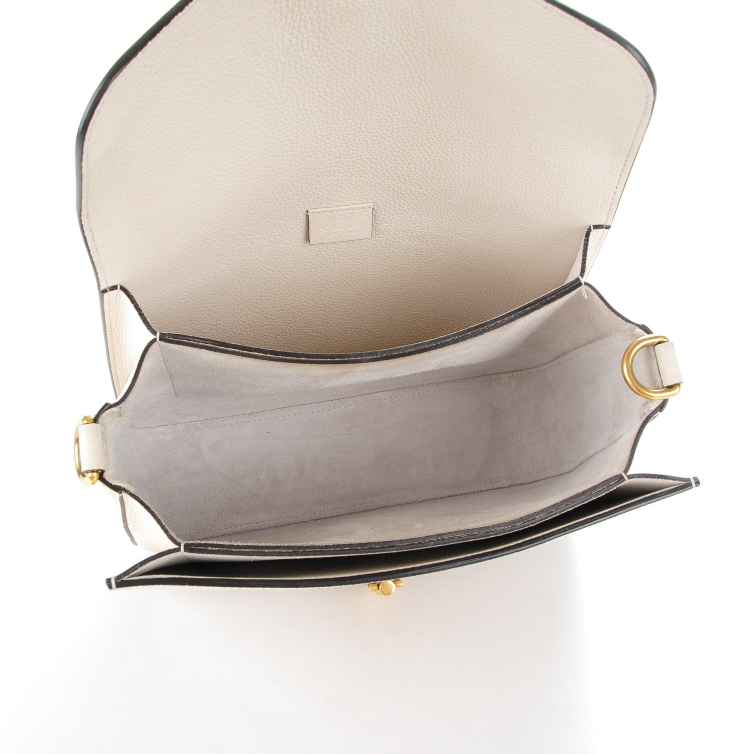 Gucci Soft Calfskin Small Jackie Shoulder Bag White Magnolia 5 of 7