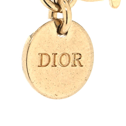 Christian Dior Metal Chain Choker Necklace Gold 5 of 5