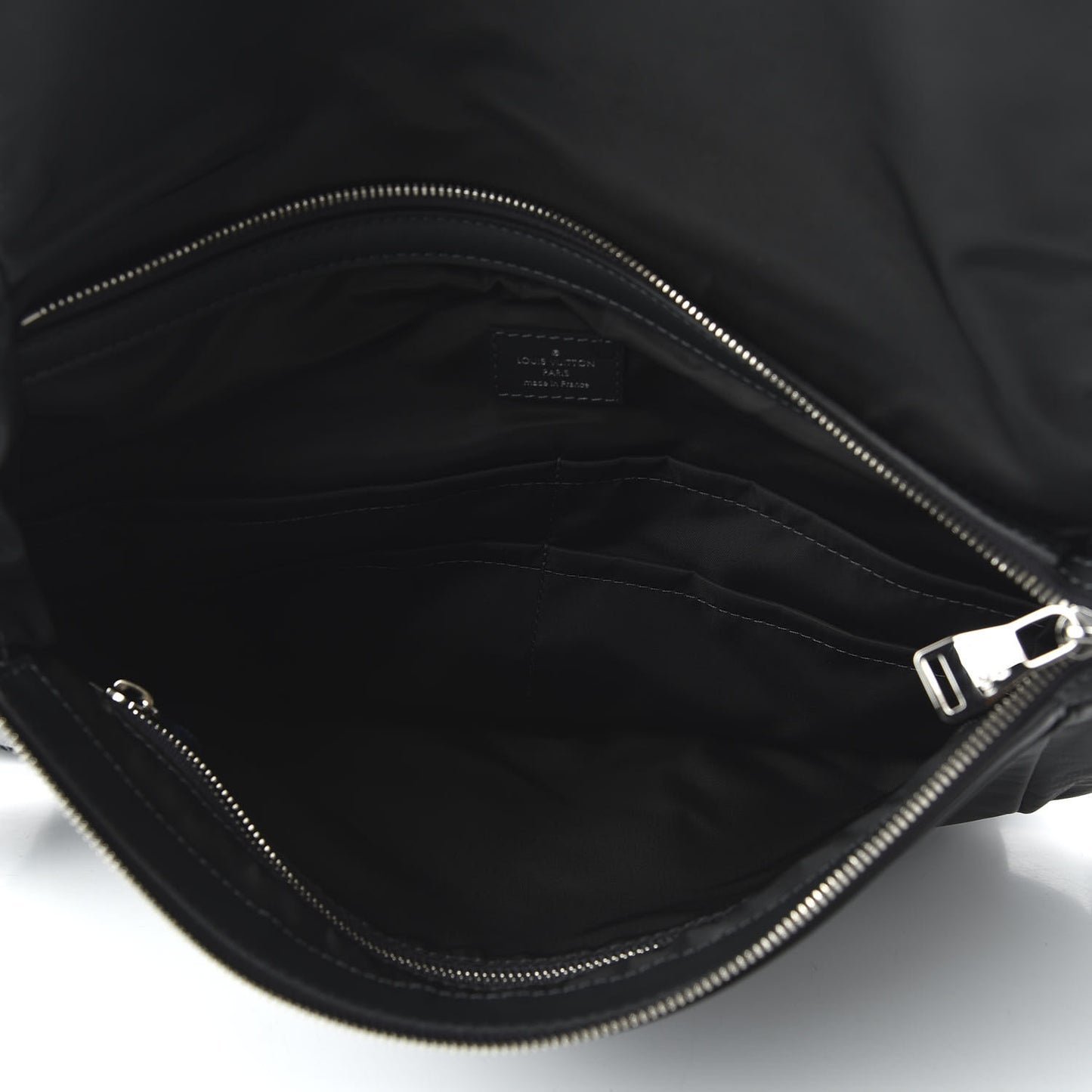 Calfskin V Line Crossbody Navy