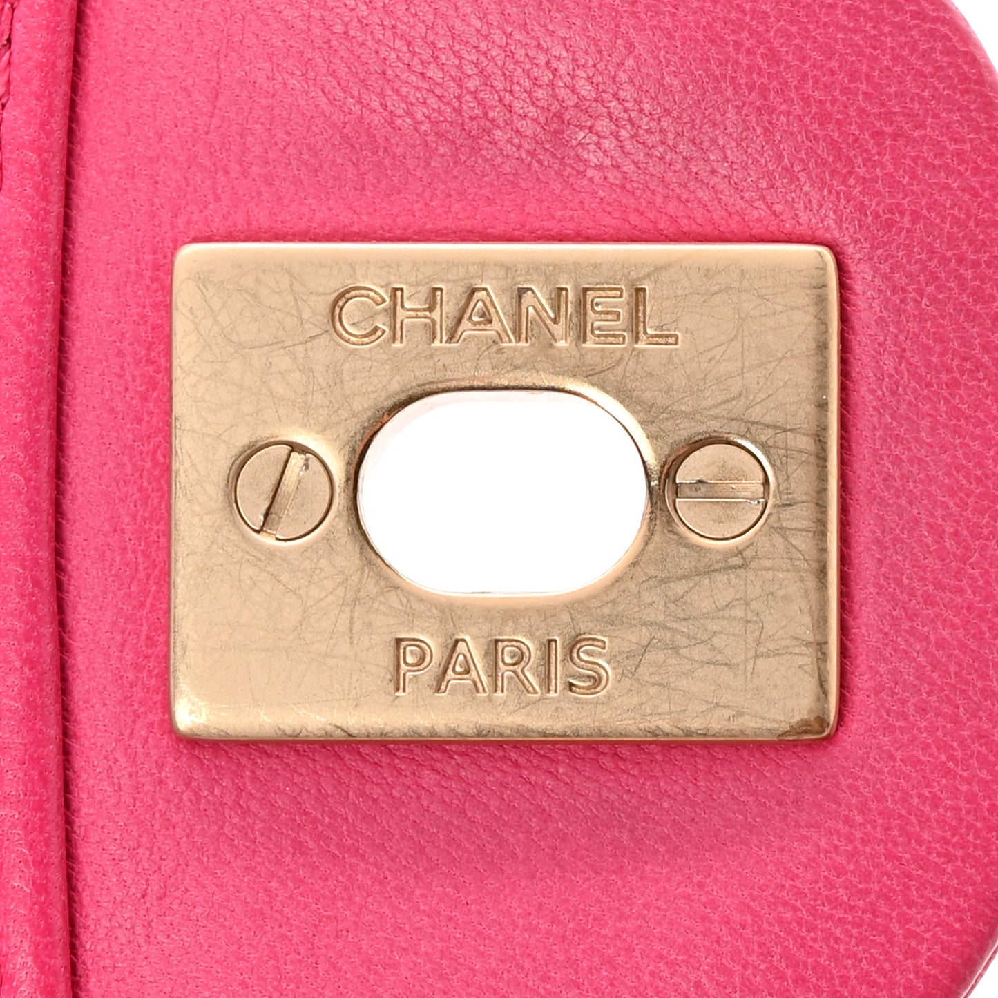 Lambskin Quilted Medium Mademoiselle Chic Flap Pink