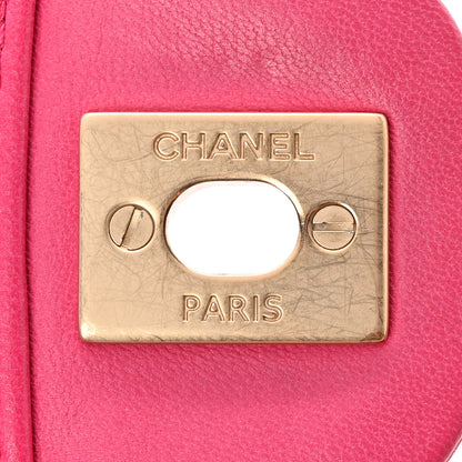 Chanel Lambskin Quilted Medium Mademoiselle Chic Flap Pink 11 of 17