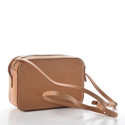 Mansur Gavriel Vegetable Tanned Calfskin Double Zip Crossbody Cammello 3 of 10