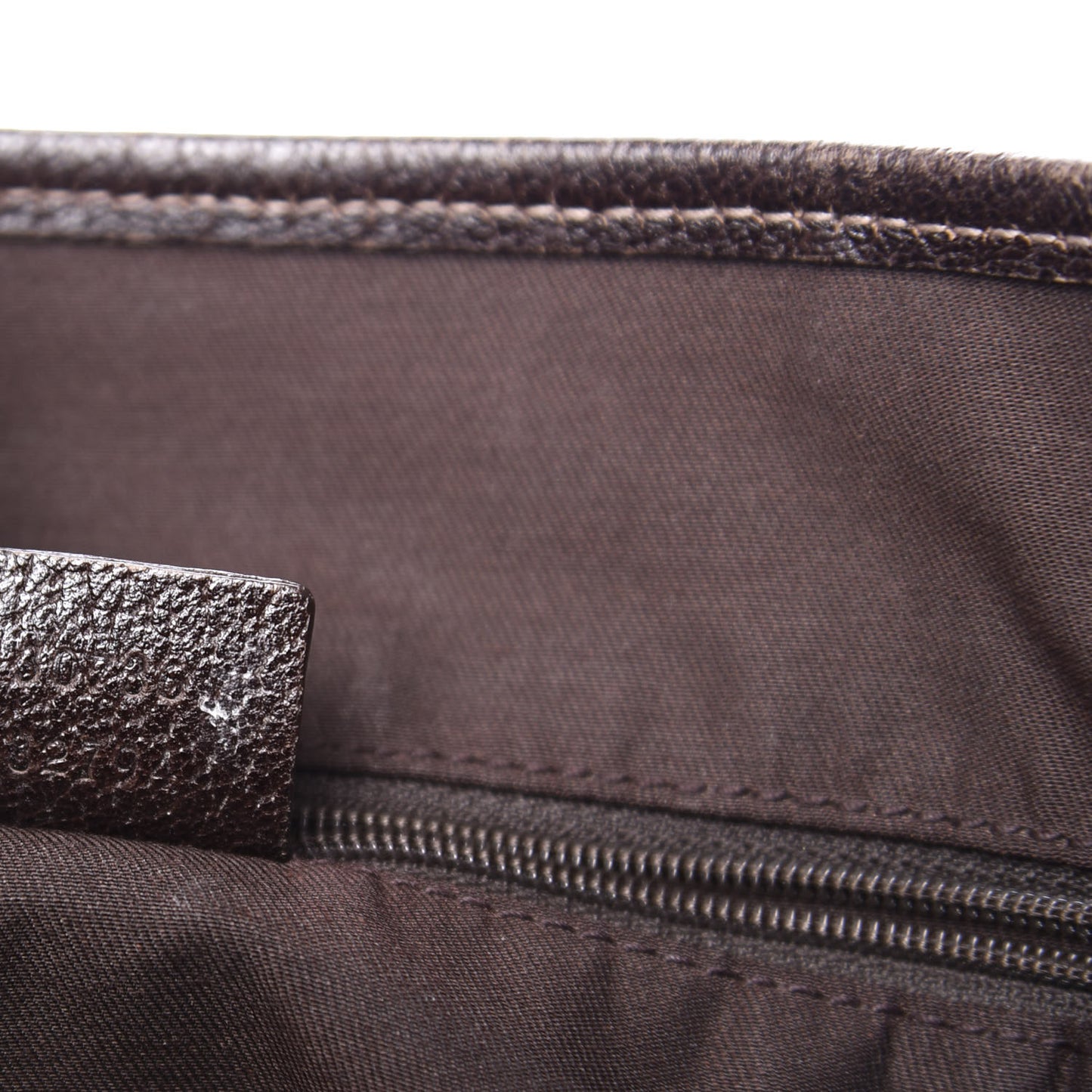 Monogram Medium Abbey Shoulder Bag Dark Brown