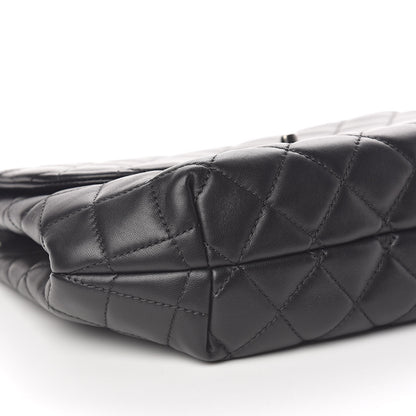 Chanel Lambskin Quilted Large Daily Supple Flap Black 5 of 12
