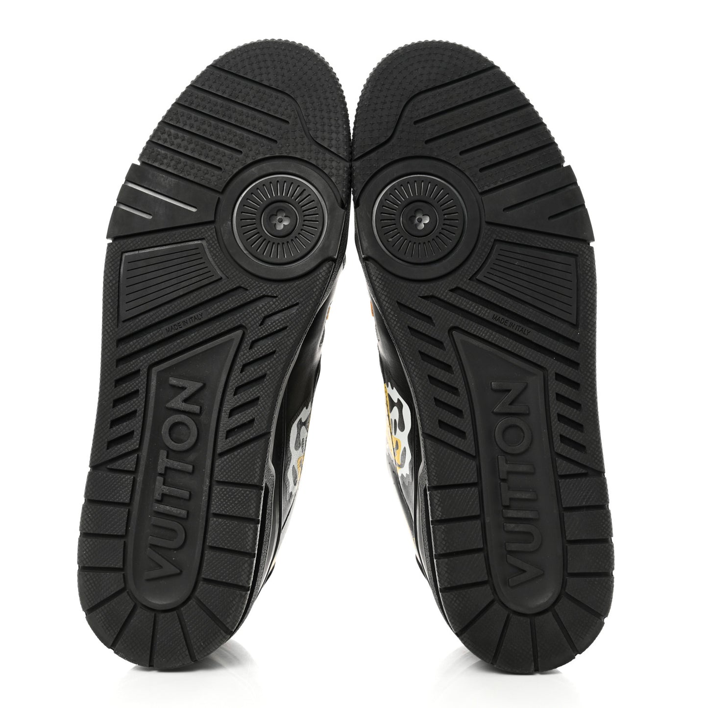 x NIGO Calfskin Printed LV Trainer Sneaker 9 Black