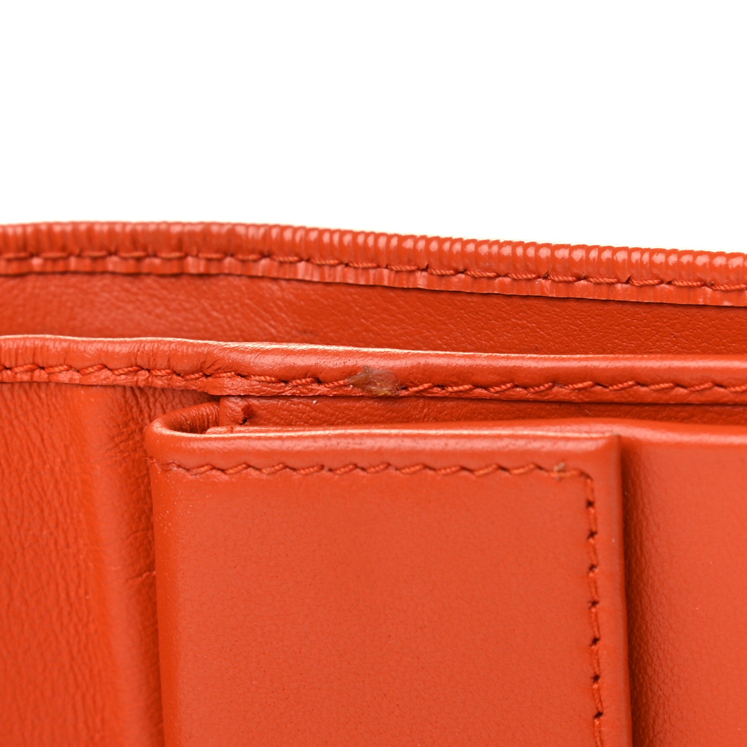 Prada Vitello Move Bifold Wallet Papaya 8 of 10