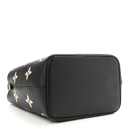 Louis Vuitton Empreinte Monogram Giant Neonoe MM Black Beige 5 of 9