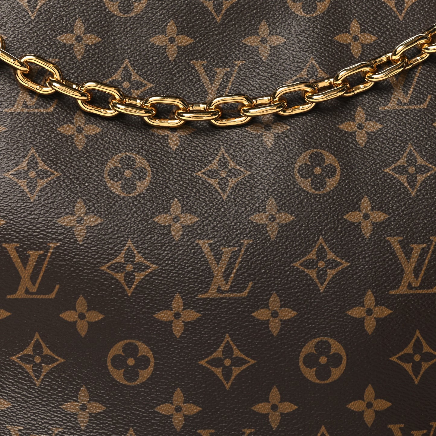 Reverse Monogram Loop Hobo