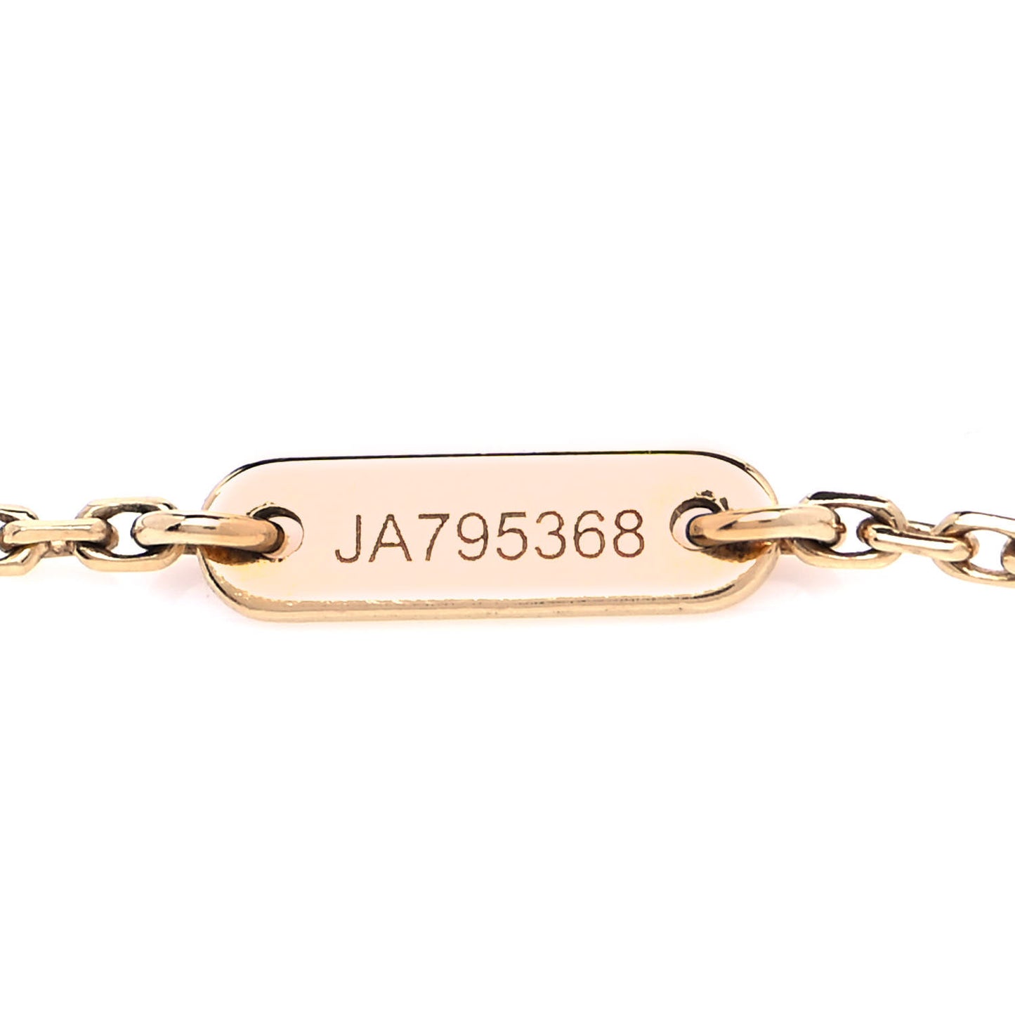 18K Yellow Gold Mother of Pearl Sweet Alhambra Bracelet