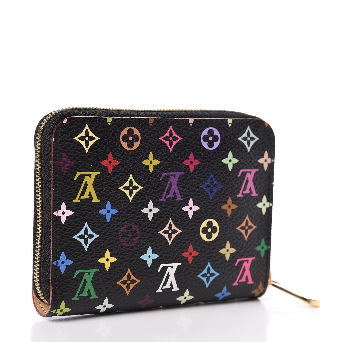 Monogram Multicolor Zippy Coin Purse Black