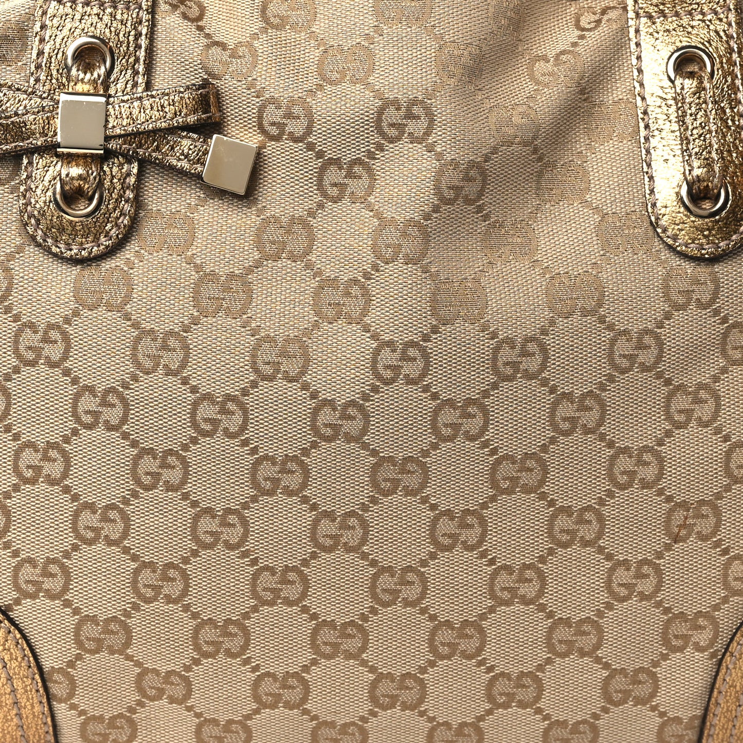 Monogram Medium Princy Tote Gold