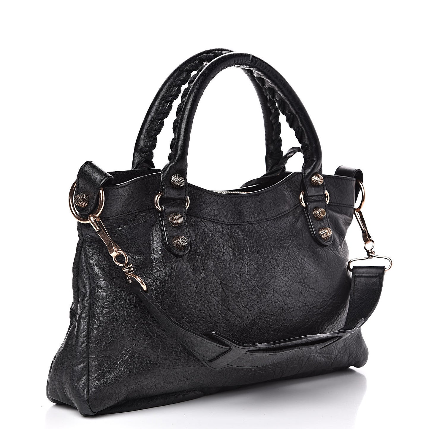 Agneau Giant 12 Rose Gold Hardware First Black