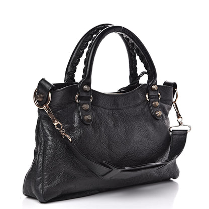 Balenciaga Agneau Giant 12 Rose Gold Hardware First Black 3 of 9
