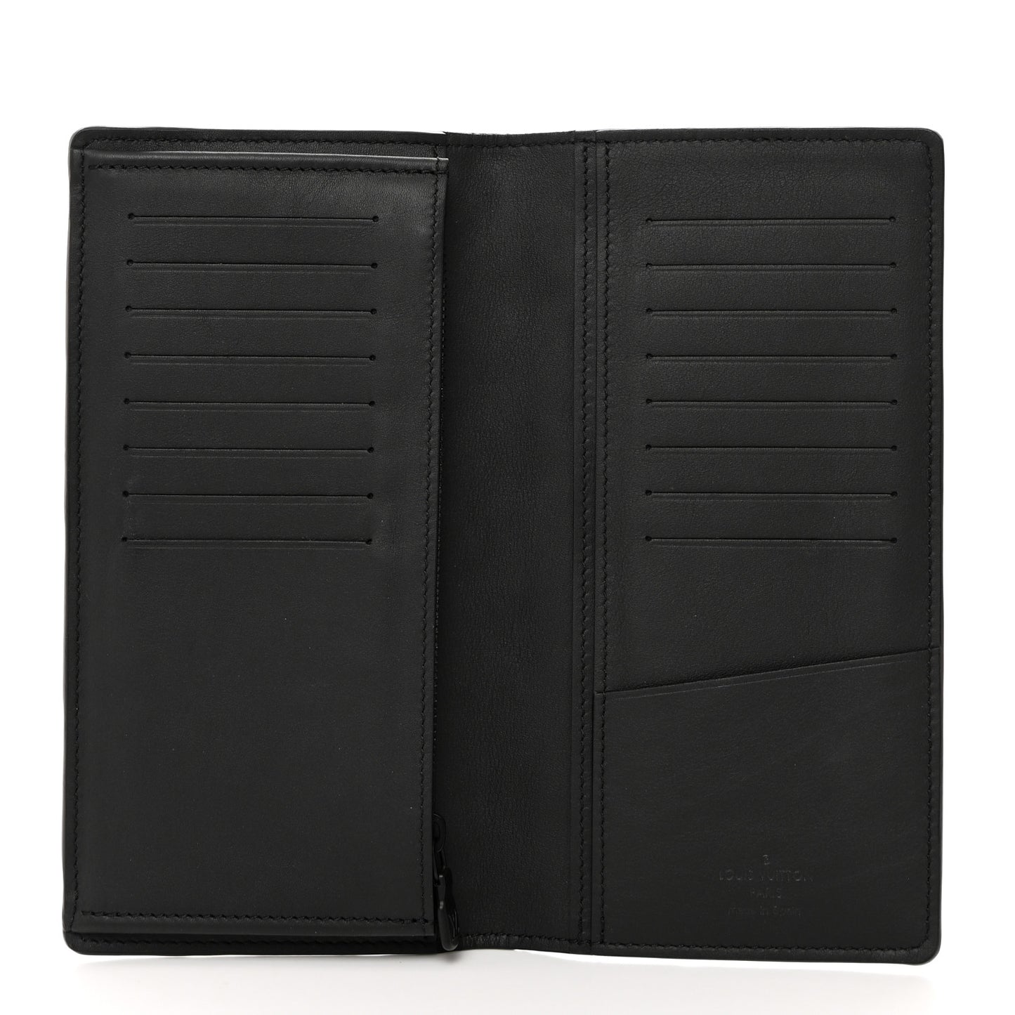 Calfskin Monogram Shadow Brazza Wallet Black