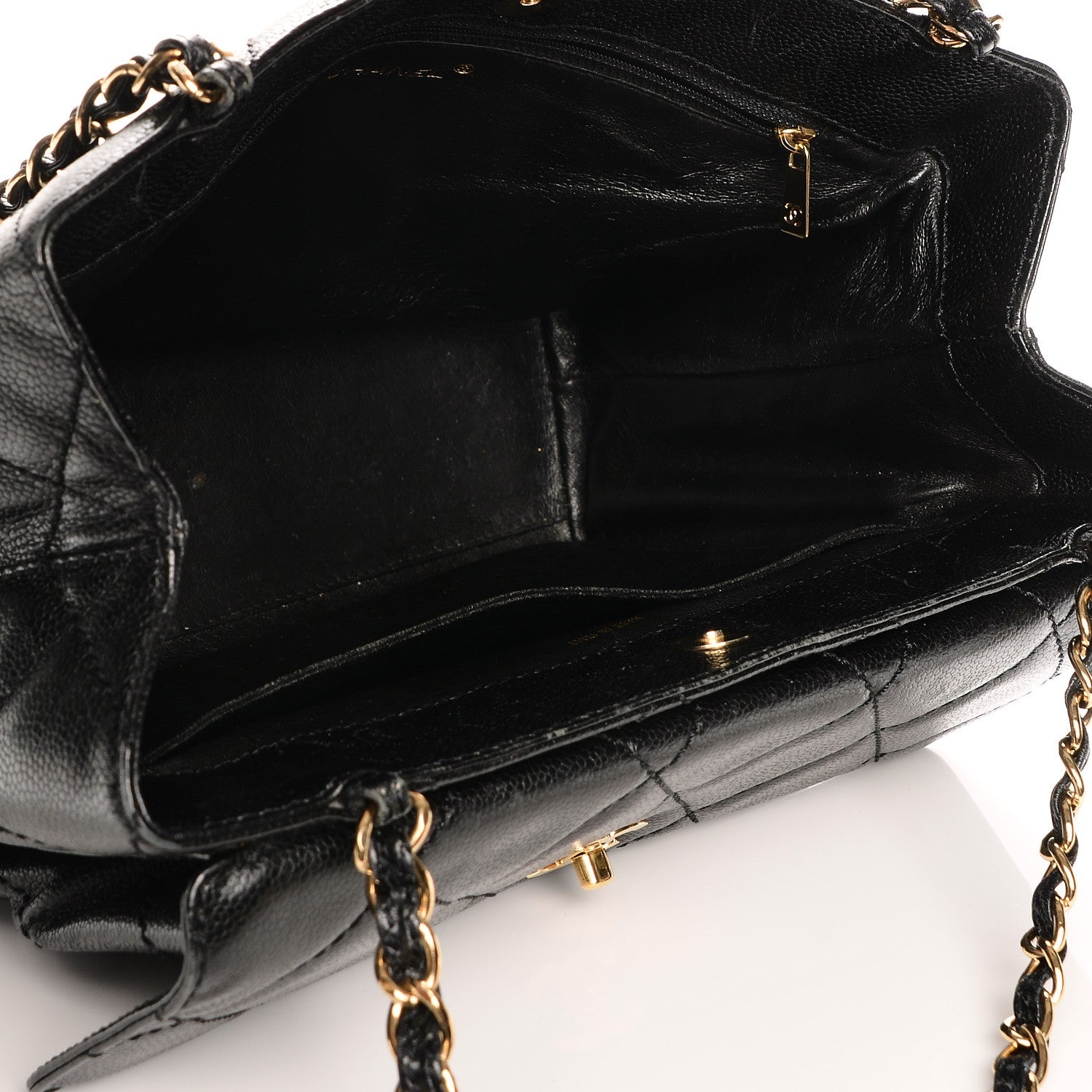 Chanel Caviar Quilted Flap Shoulder Bag Black 5 of 12