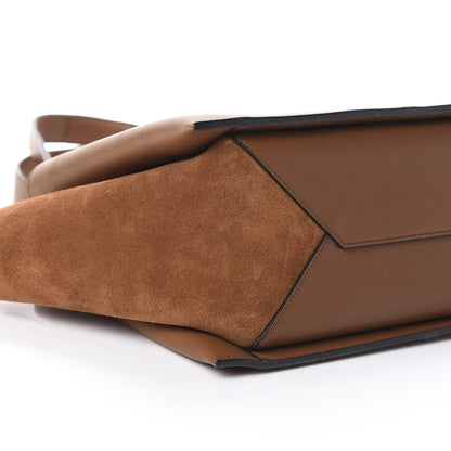 Celine Smooth Calfskin Suede Small Tri-Fold Bag Camel 8 of 9
