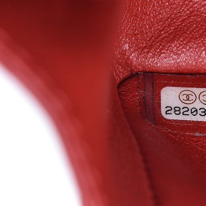 Chanel Aged Calfskin Quilted 2.55 Reissue Mini Flap Red 9 of 11