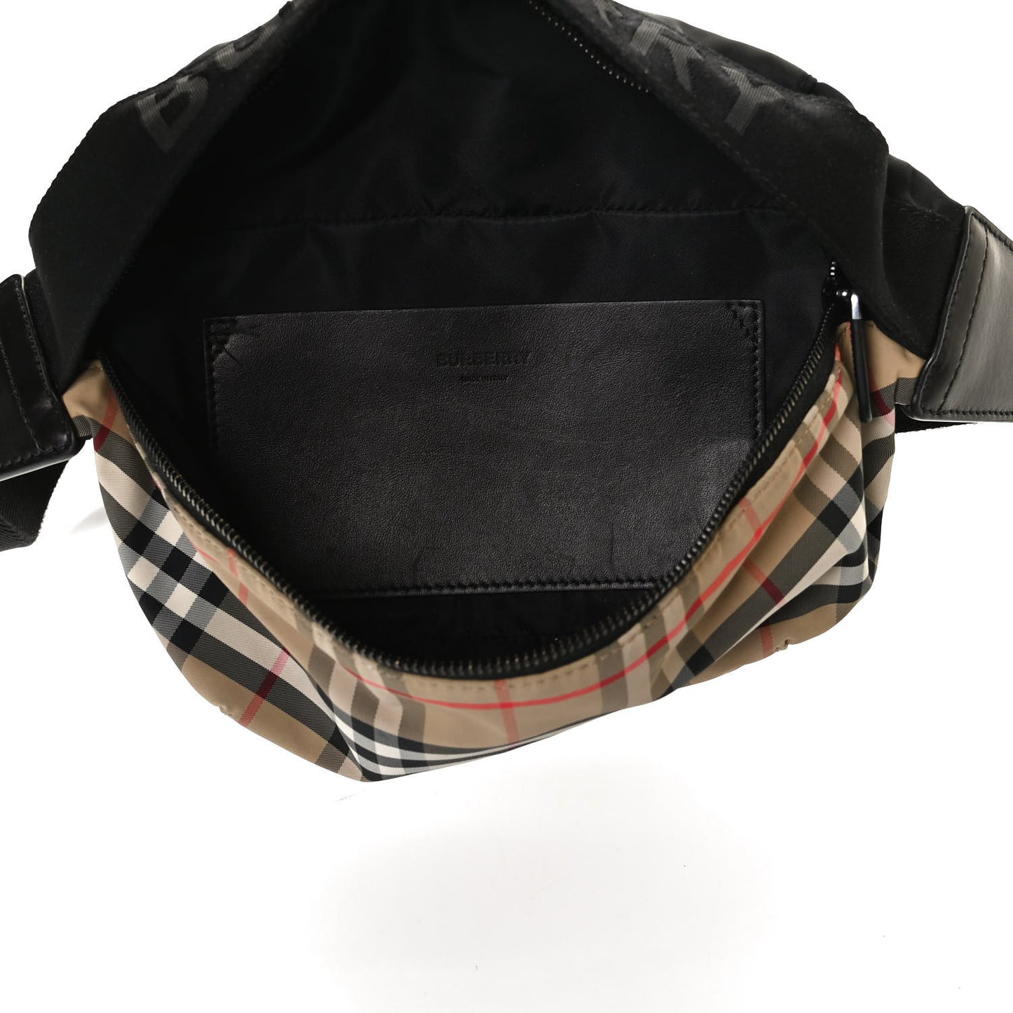 Nylon Vintage Check Sonny Bum Bag Archive Beige Black