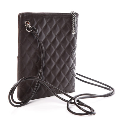 Chanel Calfskin Cambon Flat Messenger Brown 3 of 9