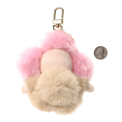 Louis Vuitton Fox Fur My Vivienne Bag Charm Pink 2 of 3