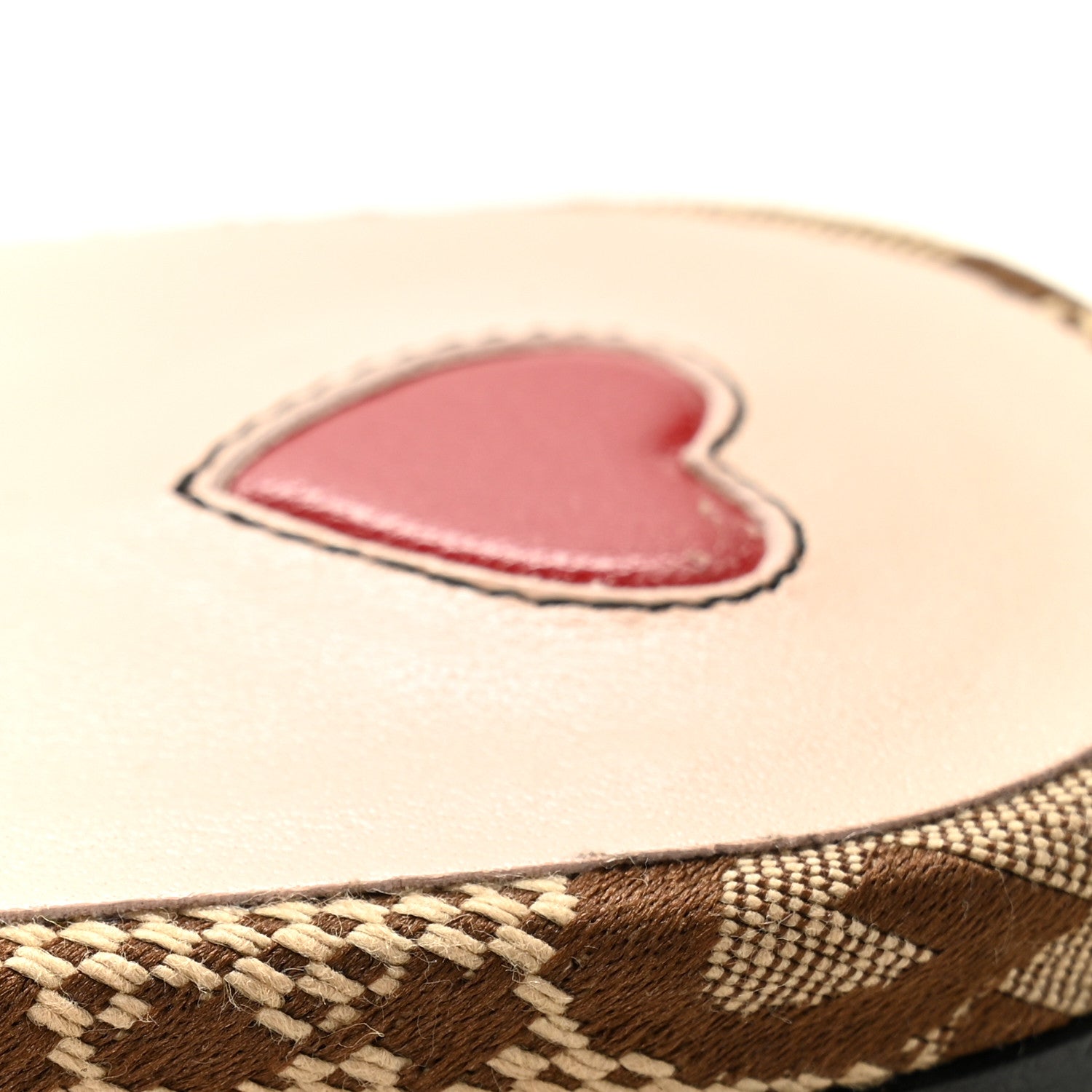 Gucci Monogram Jumbo GG Malaga Kid Womens Princetown Slippers 35 Camel Ebony New Acero Beige 10 of 11