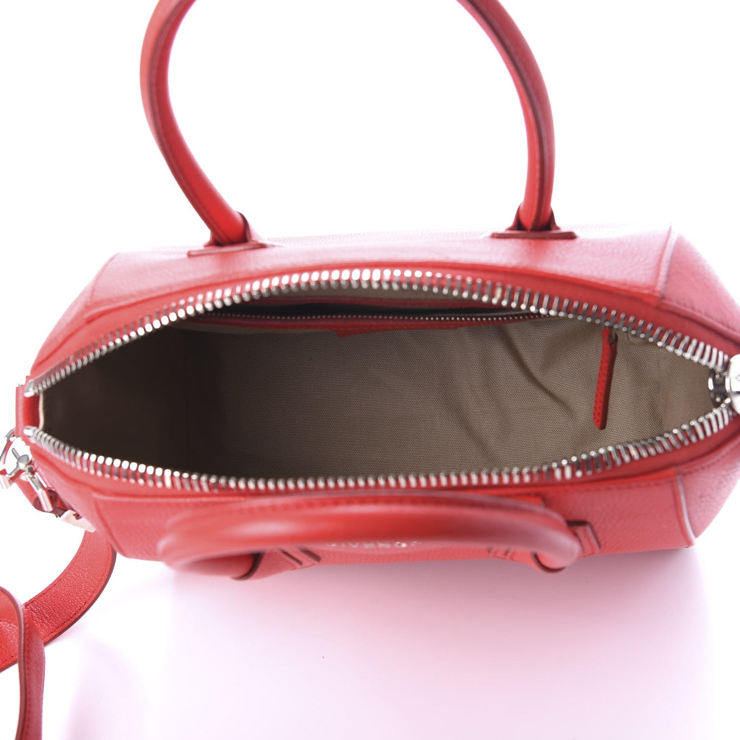 Sugar Goatskin Small Antigona Red