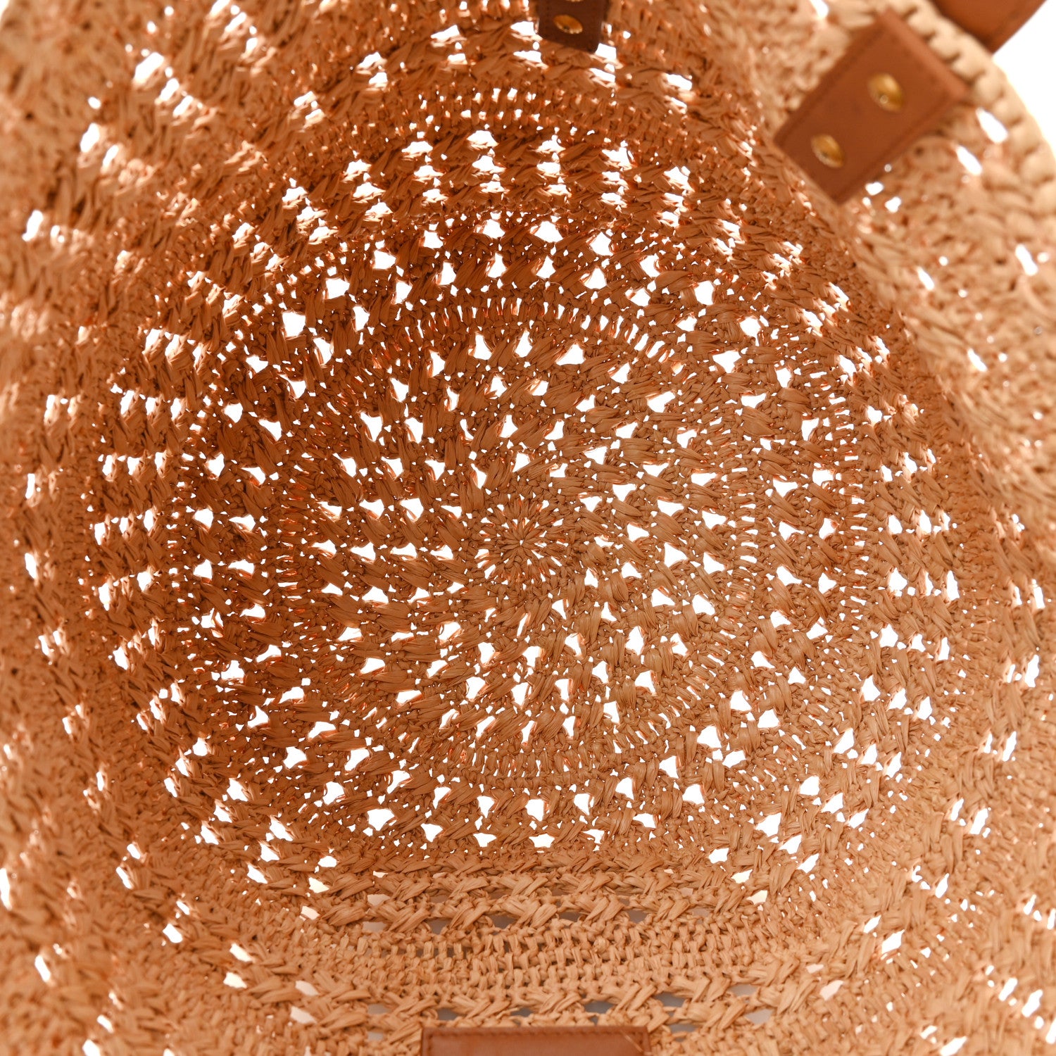 Saint Laurent Raffia Calfskin Small Panier Tote Naturel 5 of 11