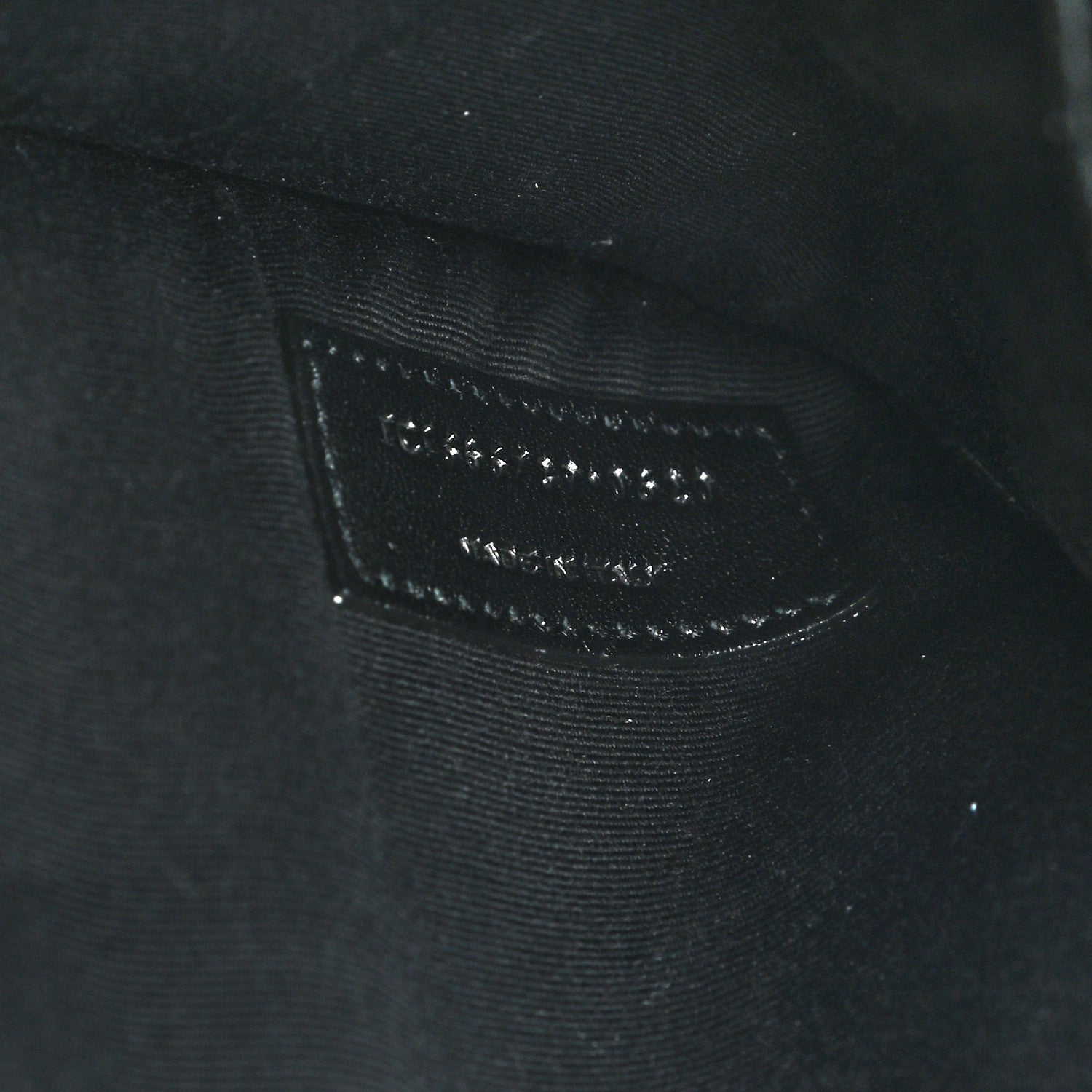 Saint Laurent Grain De Poudre Uptown Pouch Black 7 of 7